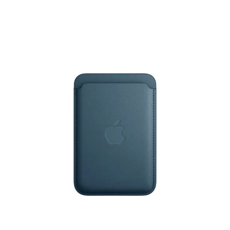 Husă Portmoneu Apple iPhone FineWoven Wallet with MagSafe, Pacific Blue - photo