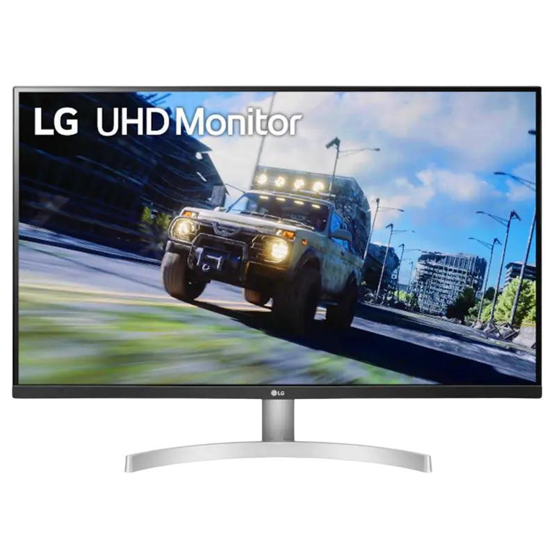 31,5" Monitor LG 32UN500-W, VA 3840x2160 4K-UHD, Alb/Negru - photo