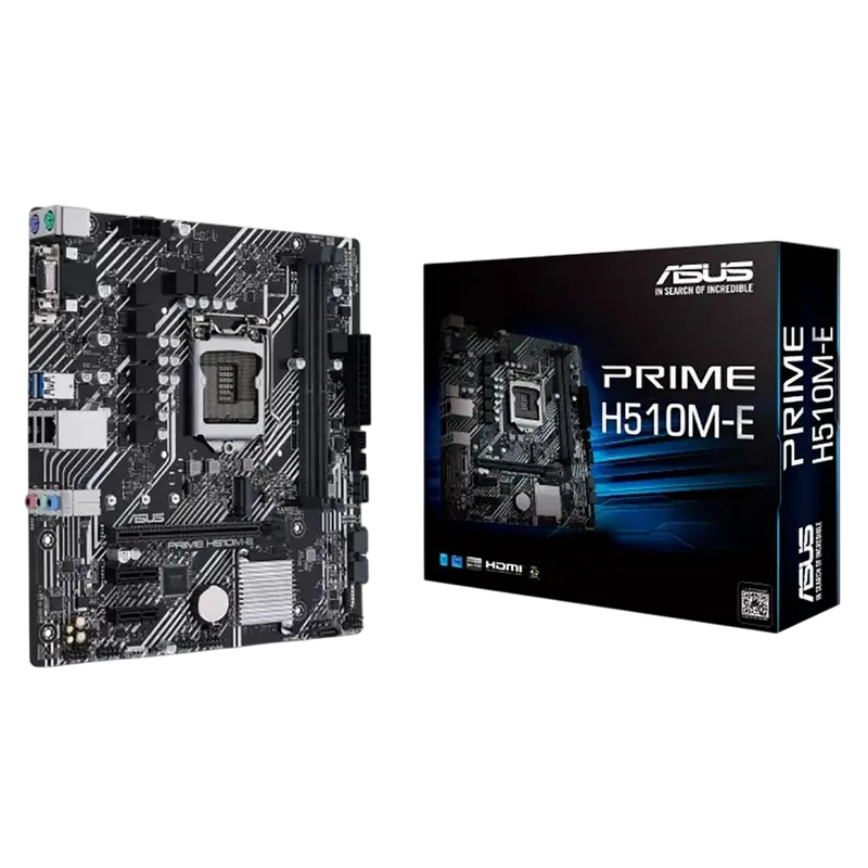 Placă de bază ASUS PRIME H510M-E, LGA1200, Intel H510, Micro-ATX - photo