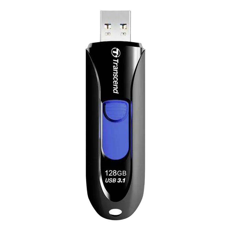 Memorie USB Transcend JetFlash 790, 128GB, Negru/Albastru - photo