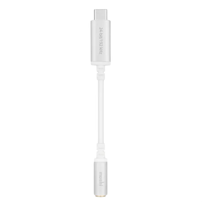 Audio Adaptor Moshi USB-C Digital Audio Adapter, USB Type-C/3.5 mm (F), 0,11m, Argintiu - photo