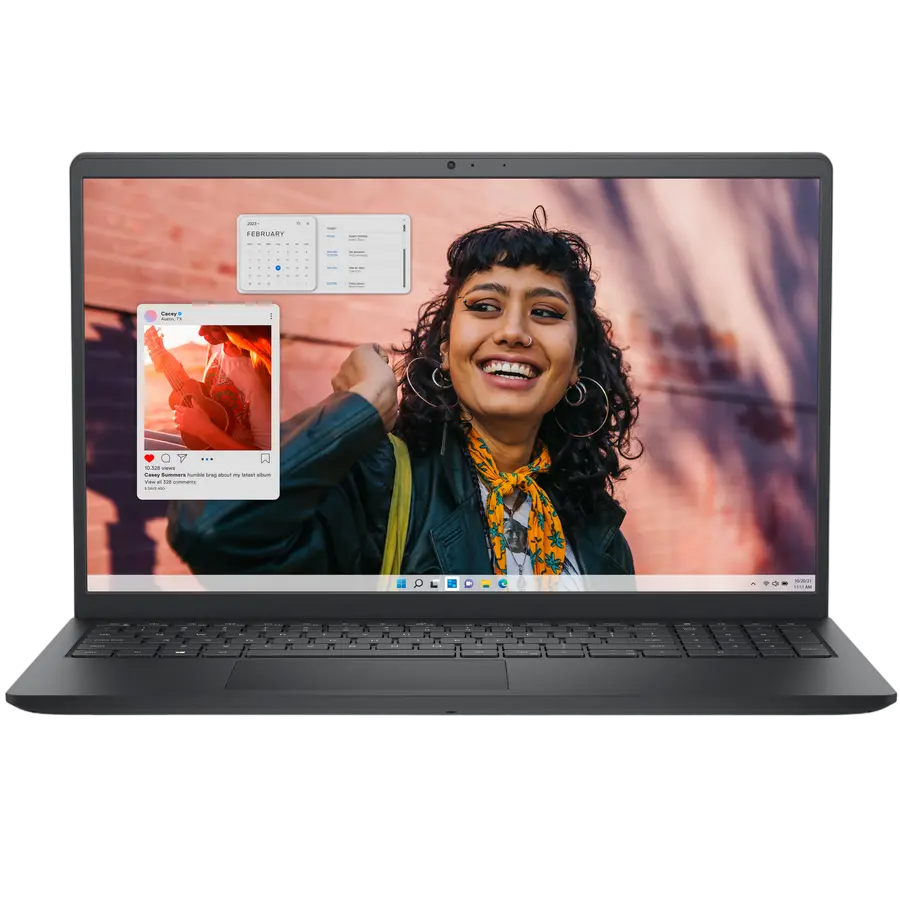 Ноутбук для бизнеса 15,6" DELL Inspiron 3530, Carbon Black, Intel Core i7-1355U, 16Гб/512Гб, Linux Ubuntu - photo