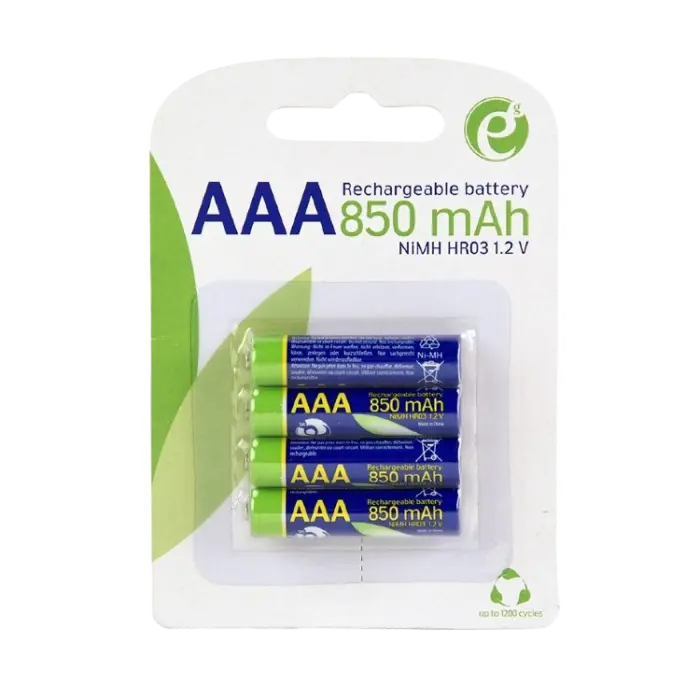 Baterii Energenie EG-BA-AAA8R4-01, AAA, 850mAh, 4buc. - photo