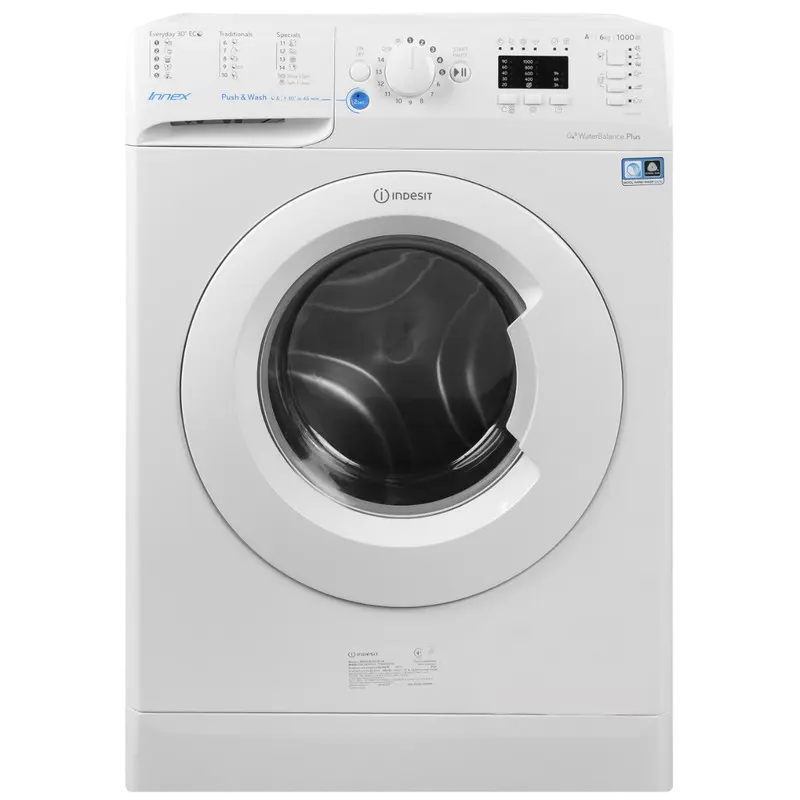 Mașină de spălat Indesit BWSE 61052 W, 6kg, Alb - photo