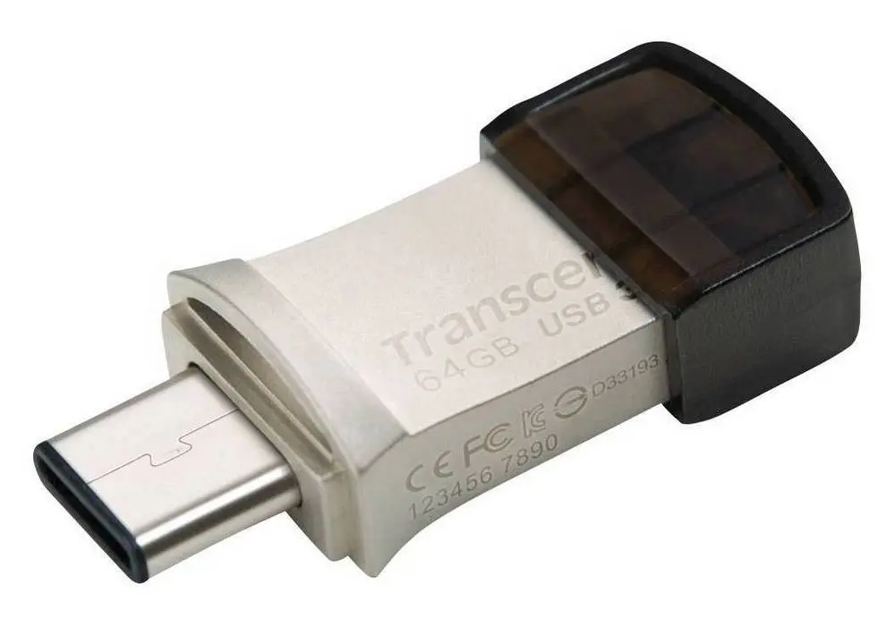 Memorie USB Transcend JetFlash 890, 64GB, Argintiu