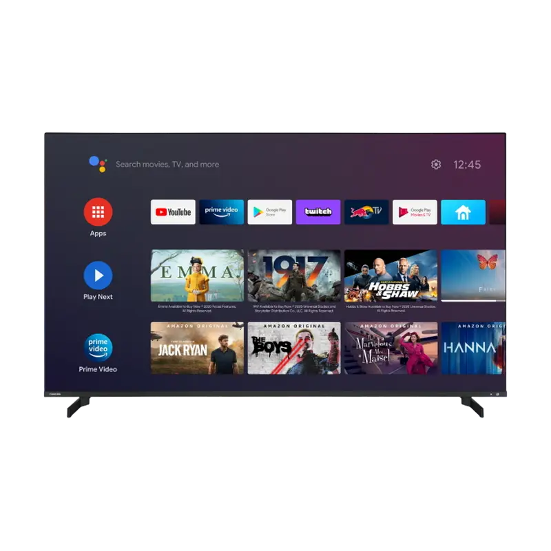 65" QLED SMART Телевизор Toshiba 65QA5D63DG, 3840x2160 4K UHD, Android TV, Чёрный - photo