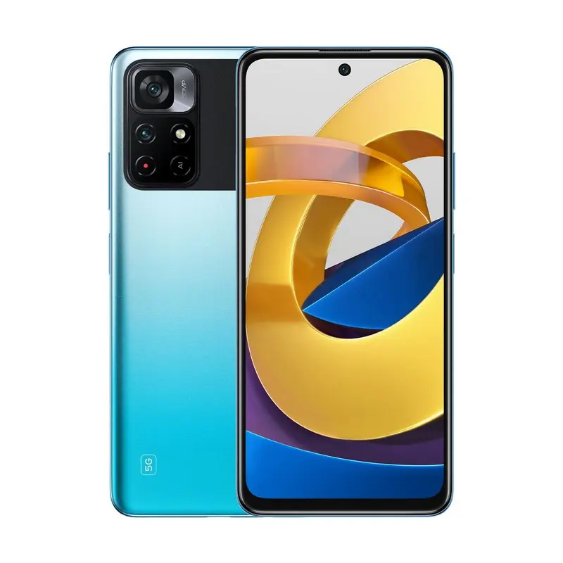 Smartphone Xiaomi Poco M4 Pro 5G, 4GB/64GB, Cool Blue - photo