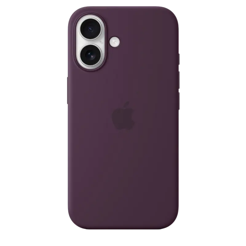 Чехол Apple iPhone16 Silicone Case with MagSafe, Plum - photo