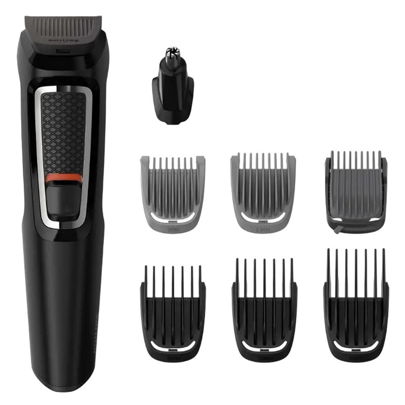 Trimmer pentru bărbați Philips Multigroom Series 3000 MG3730/15, Negru - photo