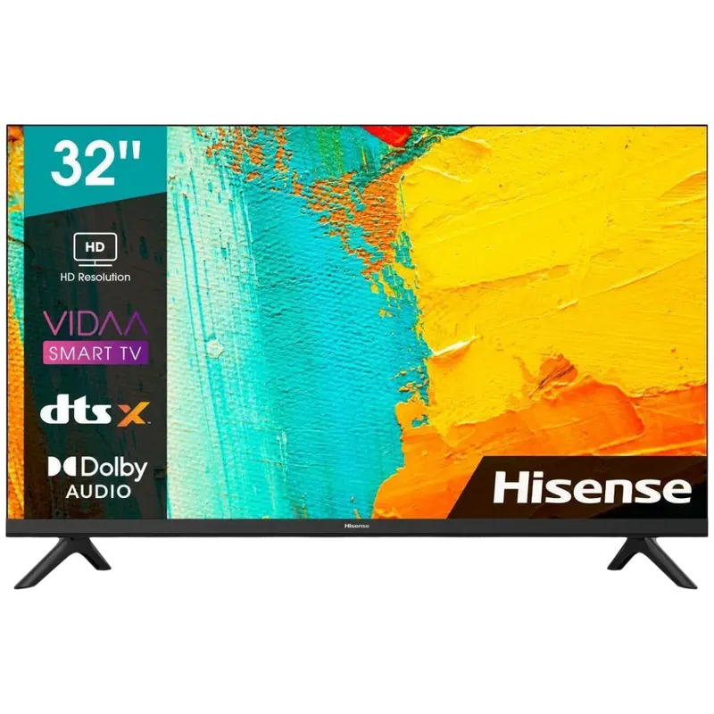 32" LED SMART TV Hisense 32A4BG, 1366x768 HD, VIDAA U5.0, Negru - photo