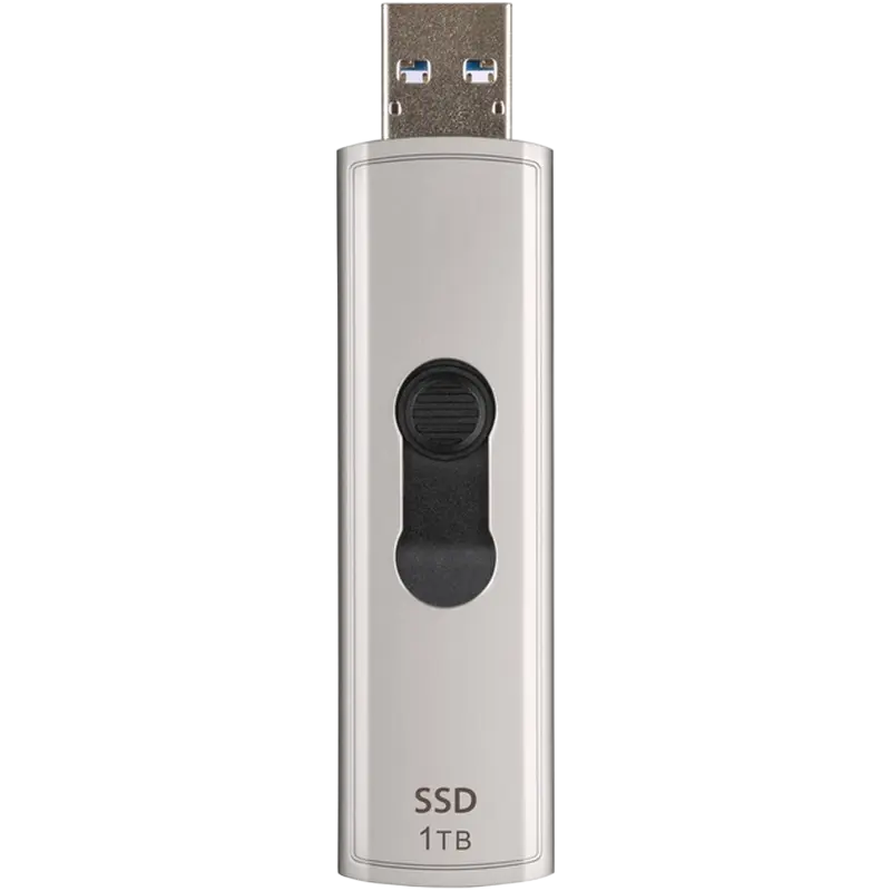 Внешний портативный SSD накопитель Transcend ESD320A, 1 ТБ, Серый (TS1TESD320A) - photo