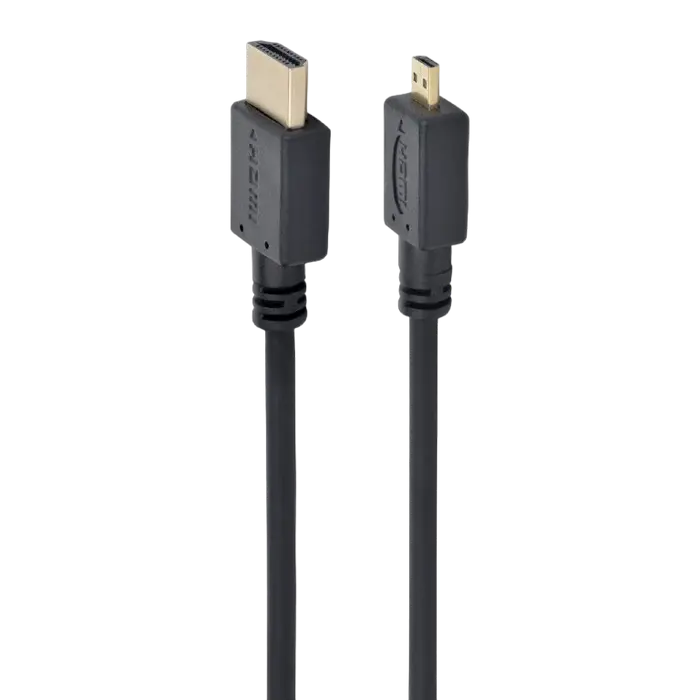 Cablu Video Cablexpert CC-HDMID-6, HDMI (M) - micro-HDMI (M), 1.8 m, Negru - photo