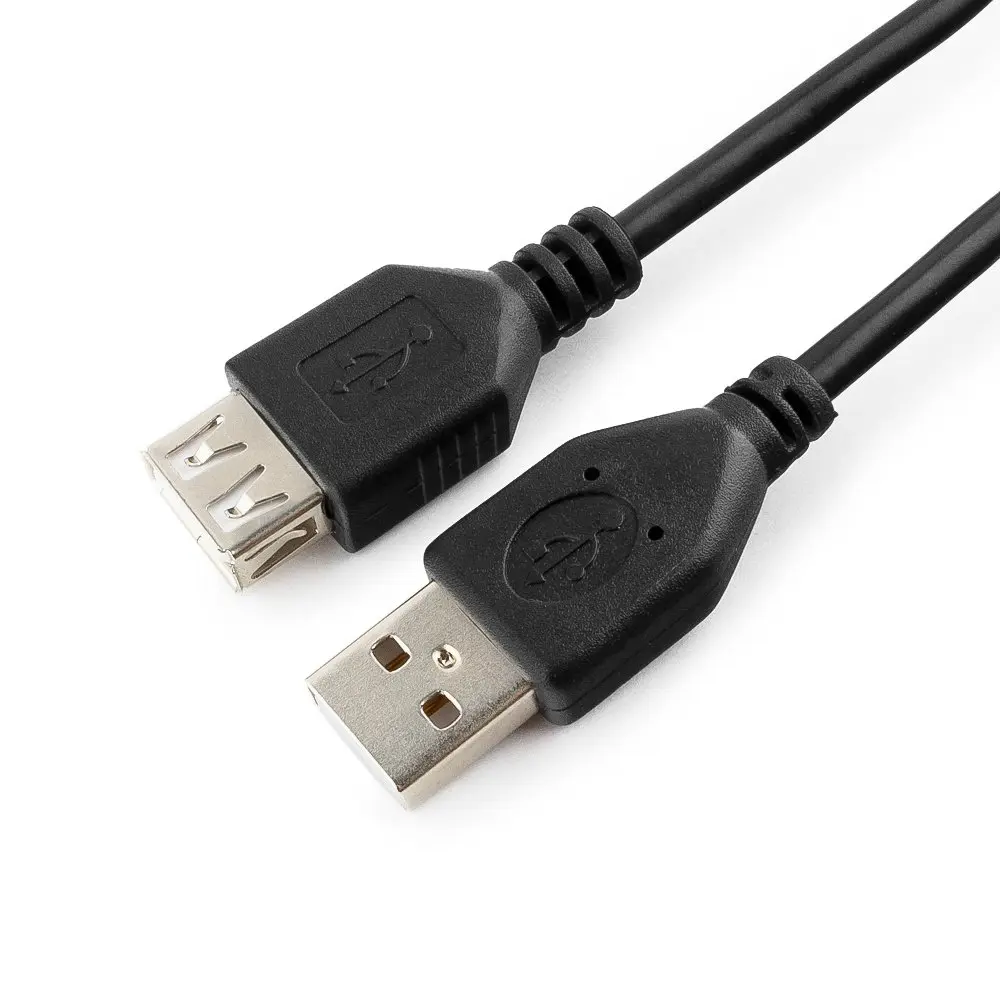 Cablu încărcare și sincronizare Cablexpert CCP-USB2-AMAF-10, USB Type-A/USB Type-A (F), 3m, Negru