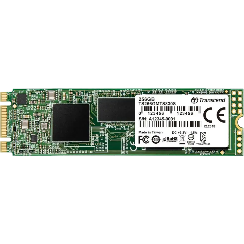 Накопитель SSD Transcend 830S, 256Гб, TS256GMTS830S - photo