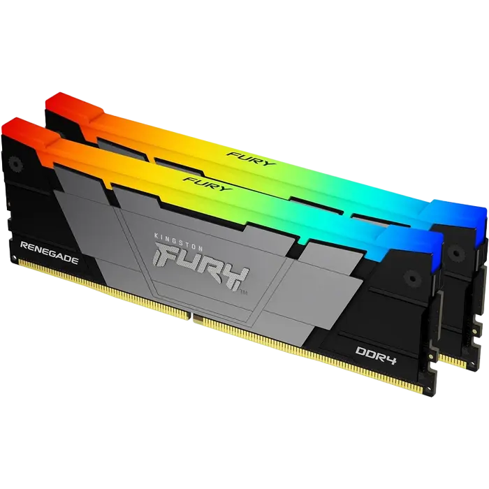 Оперативная память Kingston FURY Renegade RGB, DDR4 SDRAM, 3200 МГц, 32 Гб, KF432C16RB12AK2/32 - photo