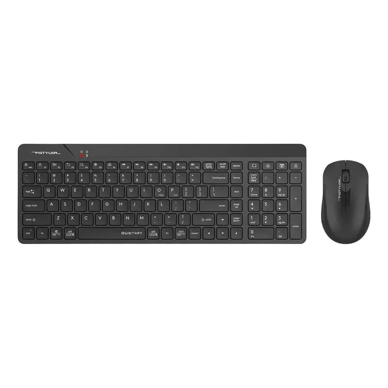 Set Tastatură + Mouse A4Tech FG2300 Air, Fără fir, Negru | Gri - photo