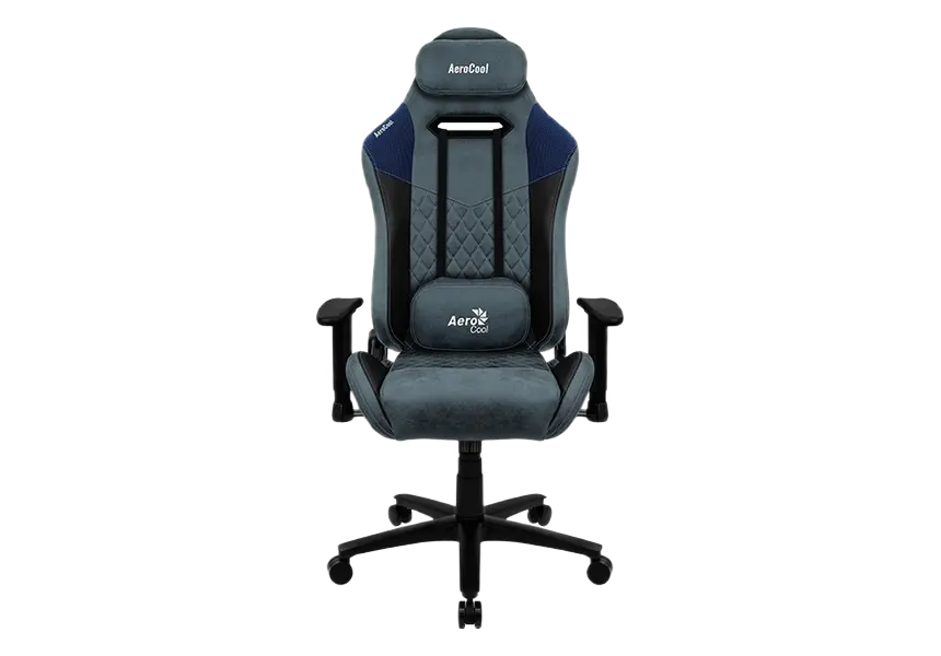 Игровое кресло AeroCool Duke, Искусственная кожа, Синий - photo