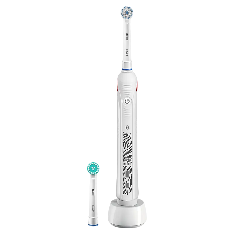 Электрическая зубная щетка Oral-B Smart 4 4000N Teens Sensi Ultrathin, White - photo