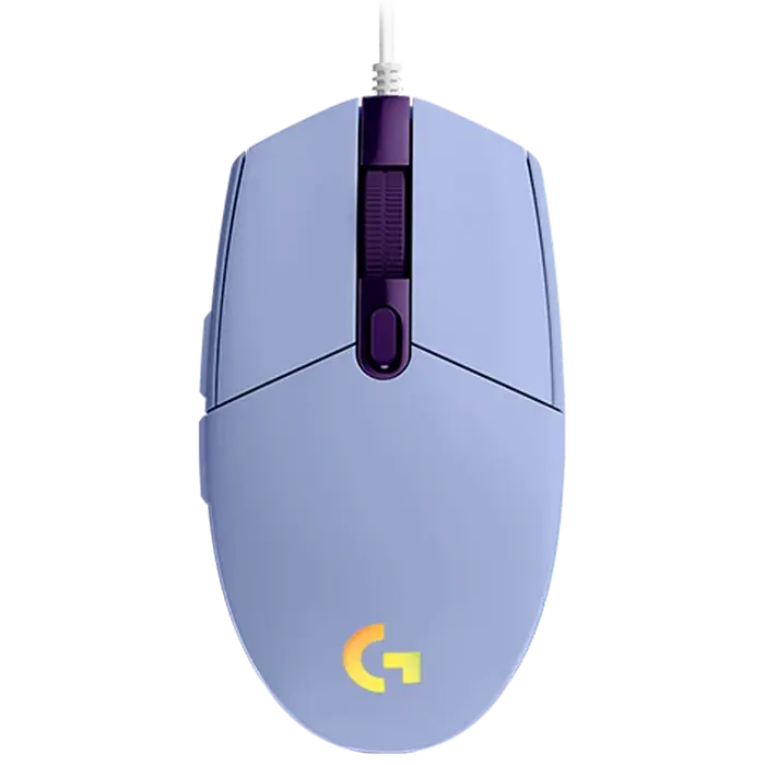 Gaming Mouse Logitech G203 Lightsync, Liliac - photo