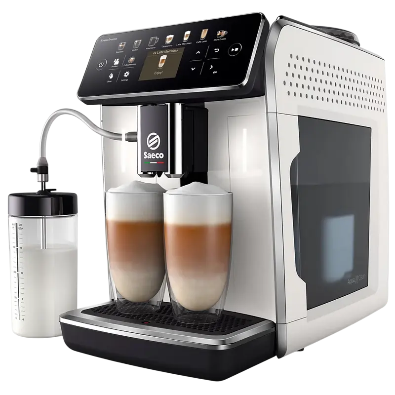 Aparat de cafea Saeco SM6580/20, Alb | Negru - photo