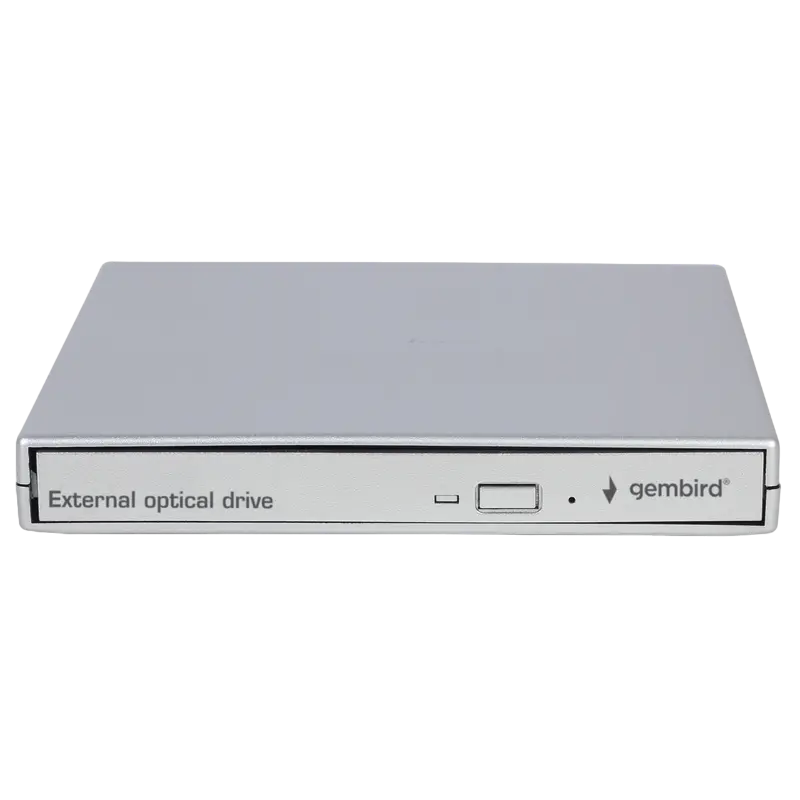 DVD-RW дисковод Gembird DVD-USB-02-SV, USB 2.0, Серебристый - photo