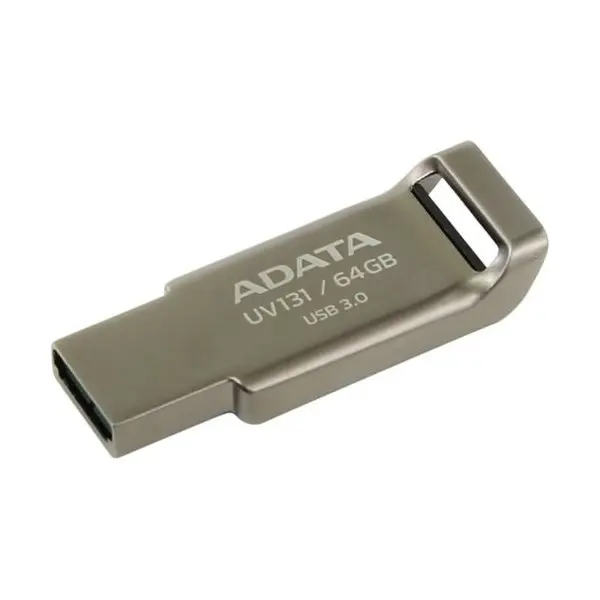 USB Flash накопитель ADATA UV131, 64Гб, Серый - photo
