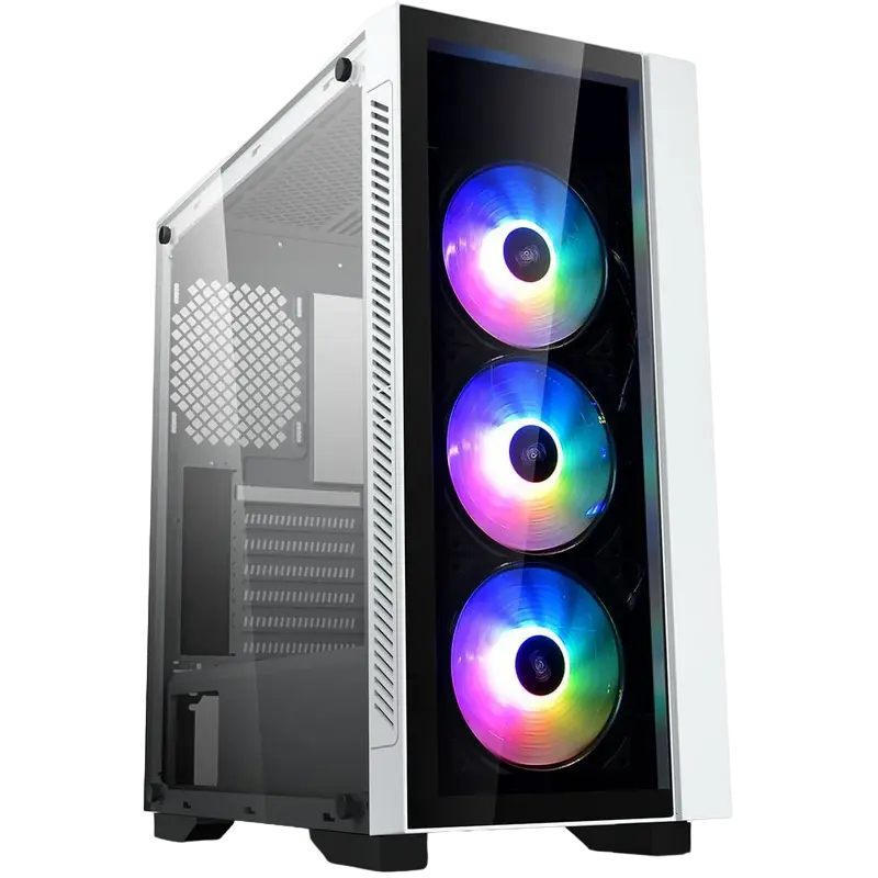 Компьютерный корпус Deepcool MATREXX 55 V3 ADD-RGB WH 3F, Midi-Tower, Без блока питания, Белый - photo