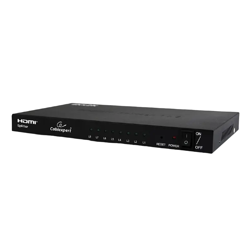 Splitter HDMI Cablexpert DSP-8PH4-03, HDMI (F) - , Negru - photo