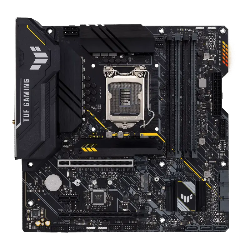 Placă de bază ASUS TUF GAMING B560M-PLUS WIFI, LGA1200, Intel B560, Micro-ATX - photo