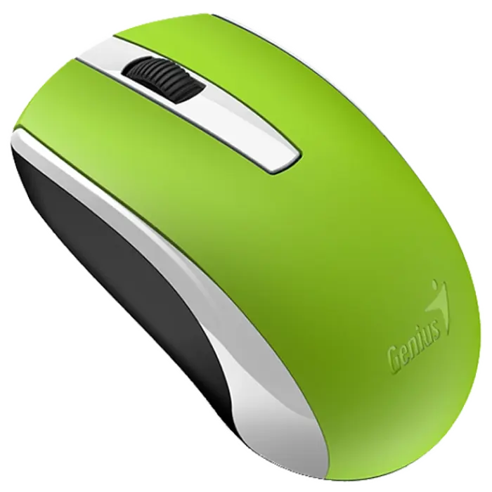 Mouse Wireless Genius ECO-8100, Verde - photo