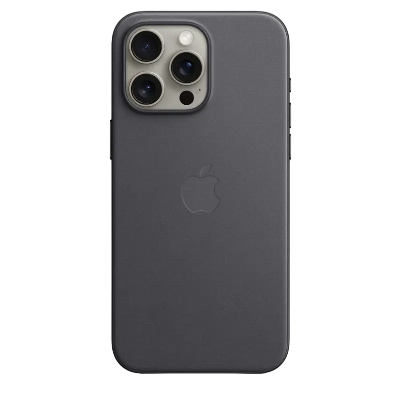 Husă Apple iPhone 15 Pro Max FineWoven Case with MagSafe, Negru - photo