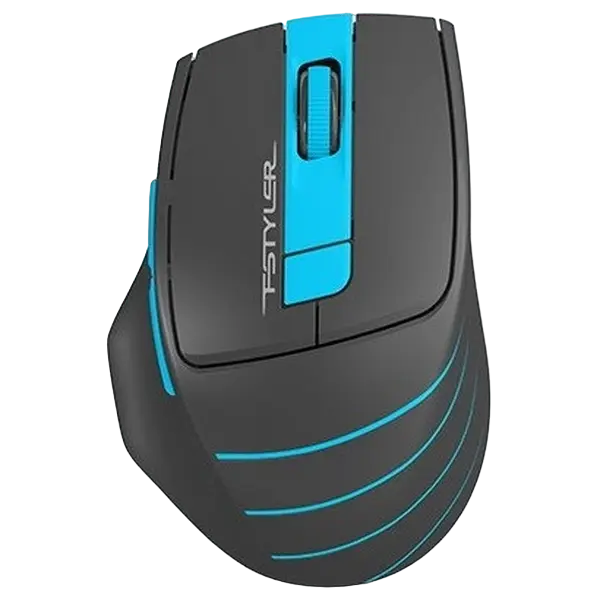 Mouse Wireless A4Tech FG30, Negru/Albastru - photo