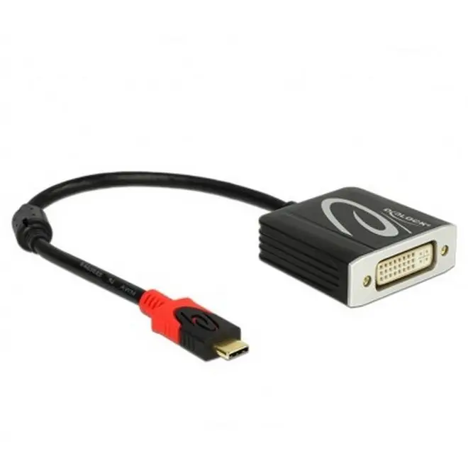 Adapter USB TYPE C to DVI FEMALE, 4KX2K 30HZ,  APC-631003 - photo