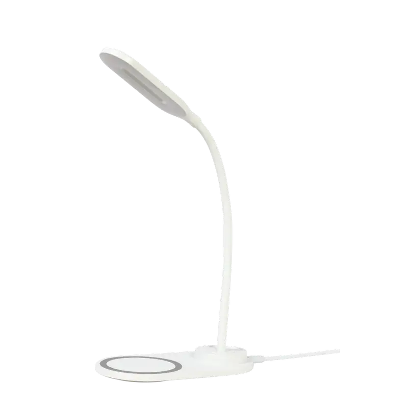 Lampa de birou Gembird Eye lamp with Wireless Charging, Alb - photo