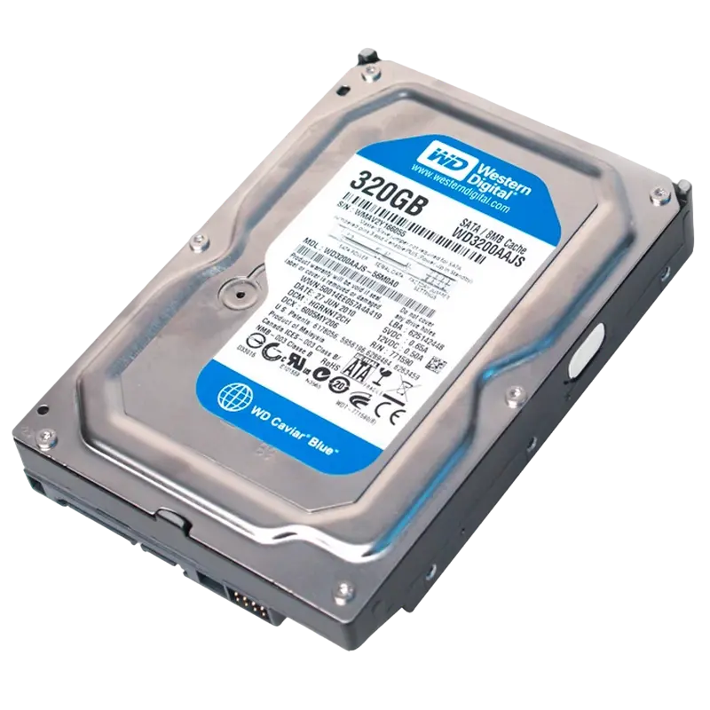 Жесткий диск Western Digital WD Blue, 3.5", 320 ГБ <WD3200AAJS> - photo