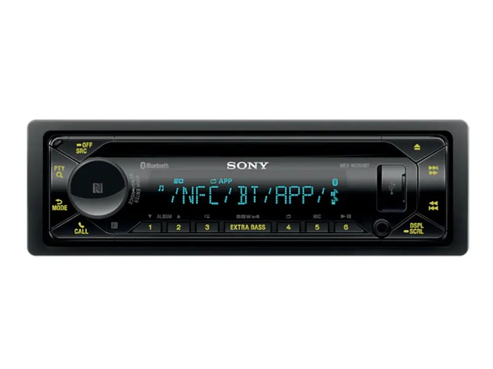 Car Media Receiver Bluetooth SONY MEX-N5300BT, CD/MP3 / USB  - photo