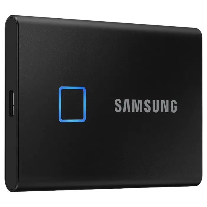 SSD portabil extern Samsung Portable SSD T7 Touch, 2 TB, Negru (MU-PC2T0K/WW) - photo