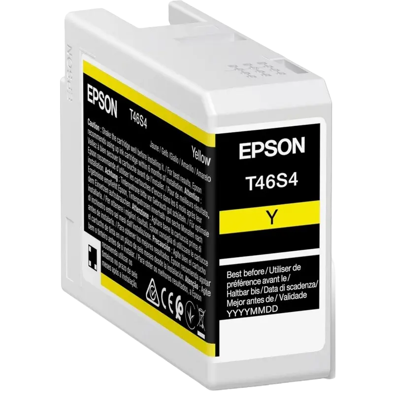 Картридж чернильный Epson T46S UltraChrome Pro 10, 25мл, Желтый - photo