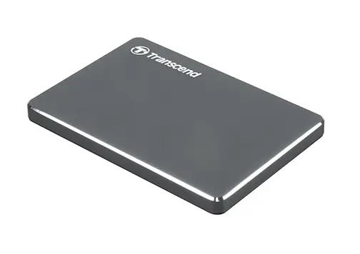 HDD portabil extern Transcend StoreJet 25C3, 1 TB, Iron Gray (TS1TSJ25C3N) - photo