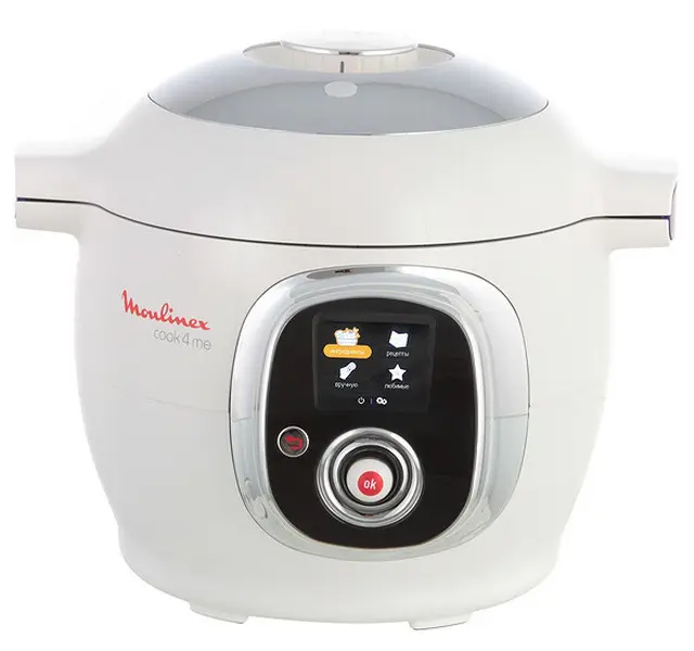 Multicooker cu gătire sub presiune Moulinex Cook4Me CE7011, Alb - photo