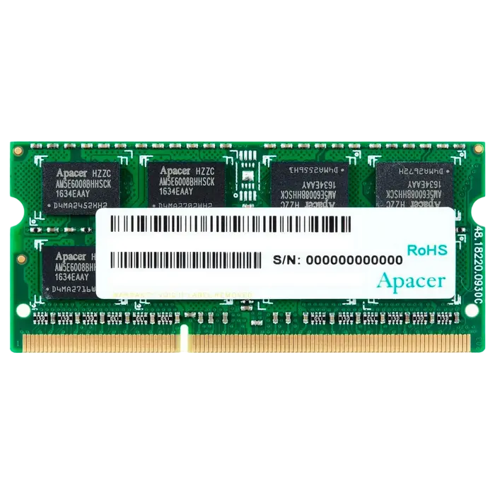 Memorie RAM Apacer AS08GFA60CATBGJ, DDR3 SDRAM, 1600 MHz, 8GB - photo