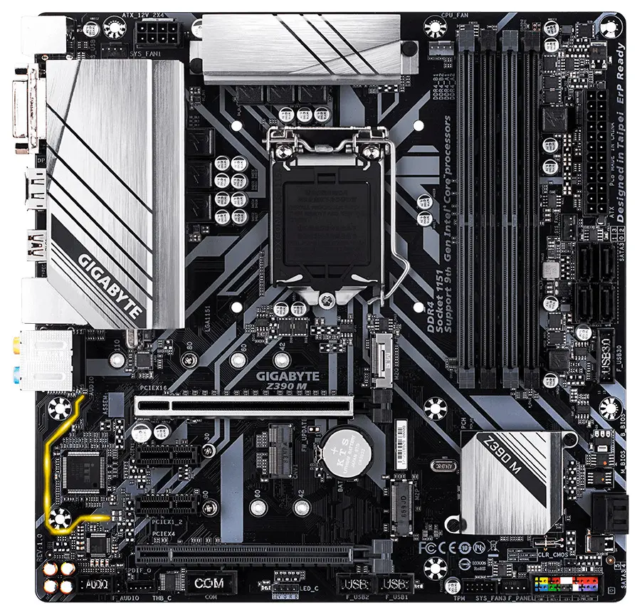 MB Gigabyte Z390 M 1.0 mATX - photo