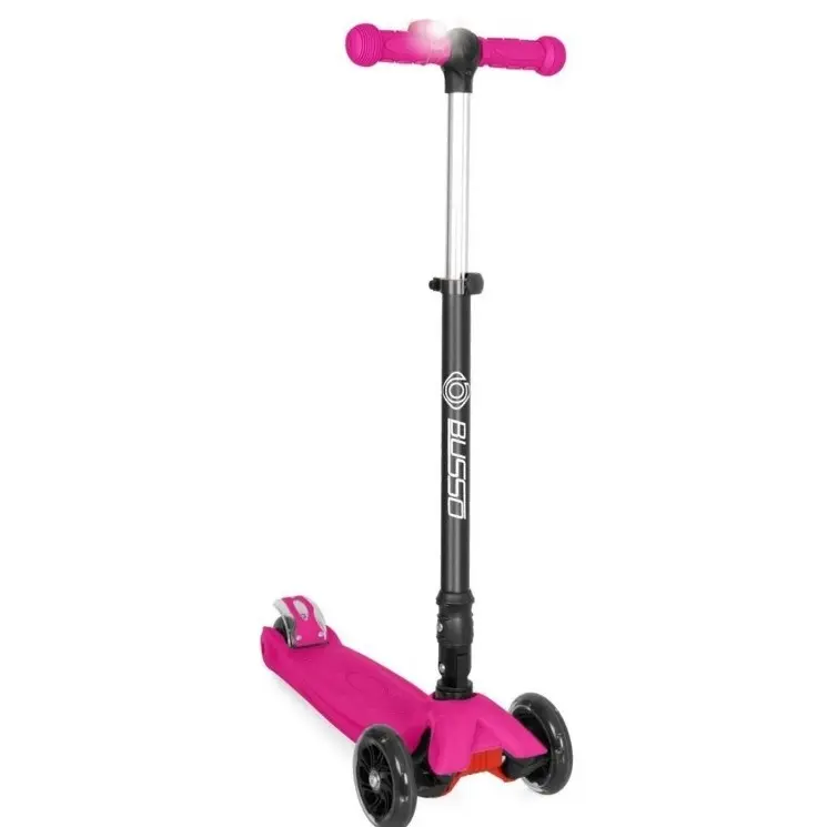 Trotinetă cu 3 roți pentru copii YKS Foldable scooter, Roz - photo