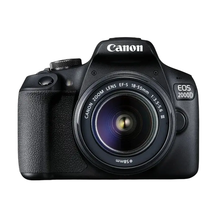 Aparat foto DSLR Canon EOS 2000D & EF-S 18-55mm f/3.5-5.6 DC III KIT - photo