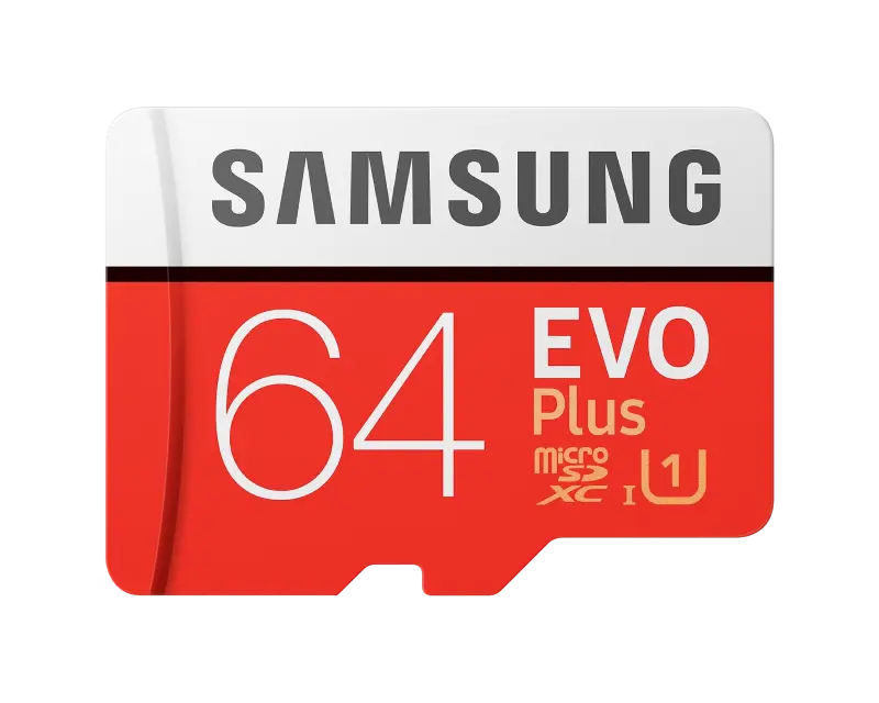 Карта памяти Samsung EVO Plus MicroSD, 64Гб (MB-MC64KA/KR) - photo