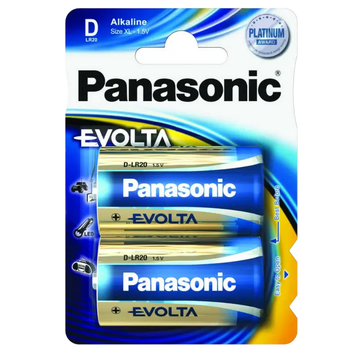 Baterii Panasonic LR20EGE, D, 2buc. - photo
