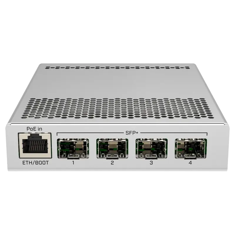 Comutator Router MikroTik CRS305-1G-4S+IN, Argintiu - photo