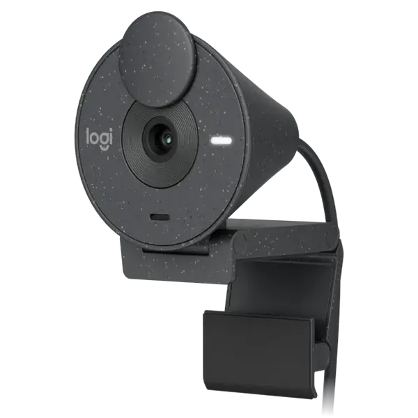 Cameră Web Logitech BRIO 300, Full-HD 1080P, Gri - photo