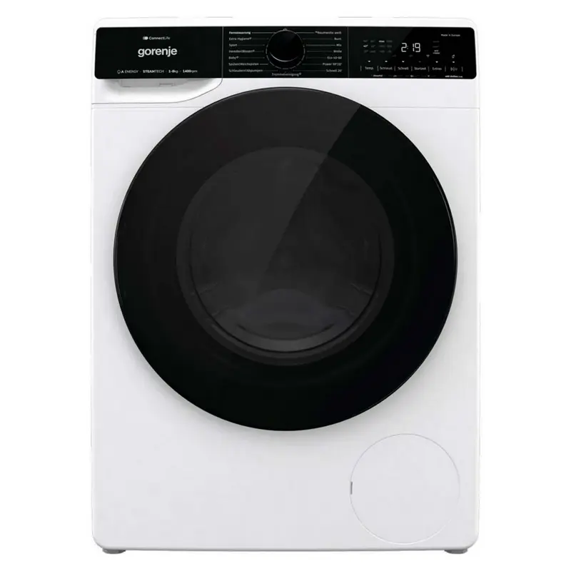 Стиральная машина Gorenje WPNA84ATSWIFI3, 8кг, Белый - photo