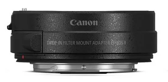 Мount Adapter Canon EF-EOS R with Drop-in Circular Polarizing Filter A - photo